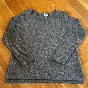 Like New Old Navy Heathered Gray Crew Neck Sweater Women’s XL